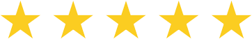 Gold 5 Star Reviews Graphic